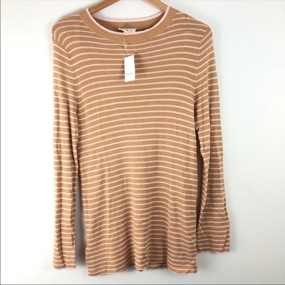 Lou & Grey Plus Striped Thermal Sweater XXL - Picture 2 of 6
